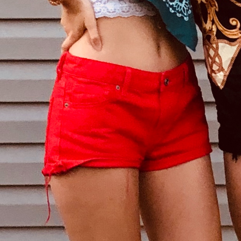 Lucky Brand Red Shorts